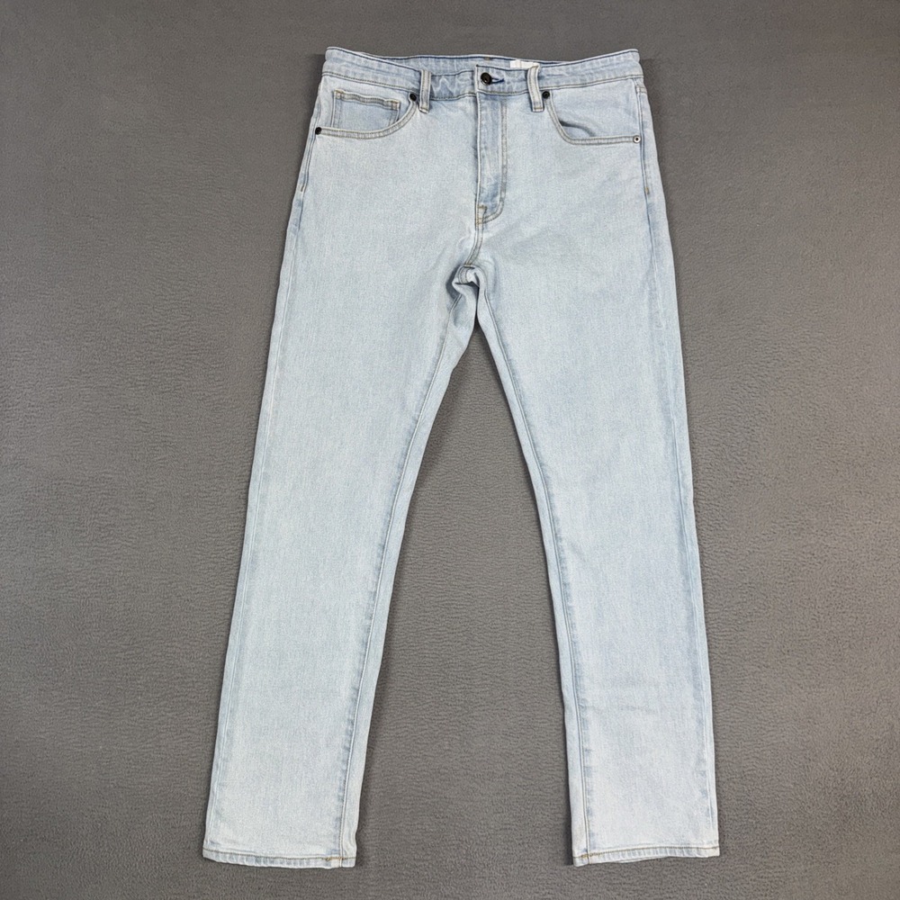 Katin Jeans Mens 32x32 Blue Slim Straight Jacobs 71 Stretch Denim Cotton Blend